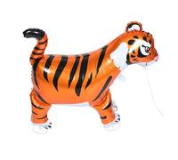 JOINPAYA Walking Balloon: Tiger Walking Balloon Wheeled for Kids Toddlers - Cute Inflatable Animal Decoration for Tiger Themed Birthday Baby Shower Parties