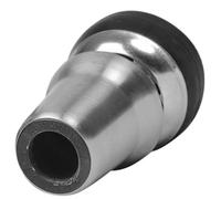 JOINPAYA Walking Stick Pole Tip Replacement Stainless Steel Slip-Resistant Rubber Covers with 22mm Diameter for Mobility Support Hiking Poles
