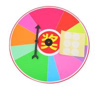 JOINPAYA Wall Hanging Prize Wheel Rotary Game Prop for Party Fun Teaching Activities Practical Compact Design Easy to Store and Carry Enhances Festive Games and Prize Draws
