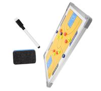 JOINPAYA Wall-mount Basketball Coaching Board Lightweight Portable Training Board with Erasable Sand-textured Surface for Strategy Display and Team Collaboration