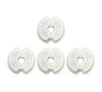 JOINPAYA White Pet Fountain Filter Replacement for Pet Waterer Abs and Non-woven Cloth Material Filters Metal Ions and Debris