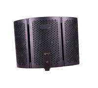 JOINPAYA Windproof Cover and Spray Net for Microphone Foldable Mic Filter Abs Material for Home Studio Recording