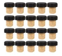 JOINPAYA Wine Maintain Wooden Stoppers to Compression 20pcs Bottle Performance Wine Cork Bulk Set Freshness for Beer Festival