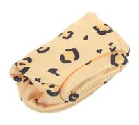 JOINPAYA Winter Dog Coat Xl Leopard Print Thermal Fleece Pet Garment Windproof Warm Clothes for Small Dogs and Cats