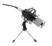 JOINPAYA Wired Condenser Microphone Set 3.5MM Silver Mesh Head Super Shocking Film KTV Recording Use
