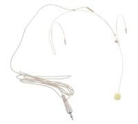 JOINPAYA Wired Microphone Headset with Comfortable Head-mounted Design Vocal Mic for Voice Amplifier Suitable for Teaching and Lectures Beige Plastic Graduation Gifts