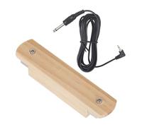 JOINPAYA Wood Active Soundhole Pickup for Classical and Acoustic Guitar with Onebutton Control and Easy Installation, Beige Wooden Artist Pickup for Performance Setting Random Color