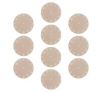 JOINPAYA Wood Clock Face Kit 10Pcs 15Cm Round Unfinished Dial Plates for DIY Painting and Craft Clock Making for Home and Boys and Rooms