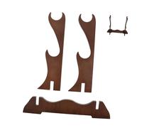 JOINPAYA Wood Flute Display Stand Multi-layer Bamboo Flute Rack Horizontal Piccolo Holder Wooden Wind Instrument Storage Organizer for Home and Musical Instrument Supply