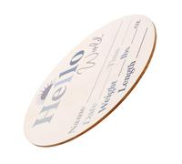 JOINPAYA Wood Growth Commemorative Card Monthly Record for Nursery Decor Newborn Welcome Sign