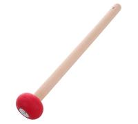 JOINPAYA Wood Handle Rubber Tip Mallet for Chinese Gong, Percussion Instrument Stick Sturdy Hardwood Handle, Single Large Sized Mallet for Copper Gong Accessories and Chime Use