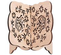 JOINPAYA Wooden Bible Stand Detachable Desktop Book Holder Tablet Support Religious Reading Rack for Festival Table Decoration and Eid Quran Display