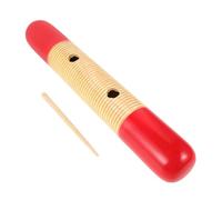 JOINPAYA Wooden Frog Croaker Percussion Instrument Latin Rhythm Sticks Educational Musical Toy for Boys and Girls Music Class Handheld Fun