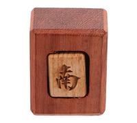 JOINPAYA Wooden Mahjong Wind Indicator for Chinese American Play Traditional Dealer Direction Marker Elegant Cultural Design Use Mahjong Accessory Enhancing Game Experience