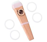 JOINPAYA Wooden Portable Design with Strong Resonance Musical Instrument Kazoo Easy to Learn Music Toy for Guitar and Ukulele Accompaniment for Young and Old