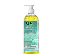 Joint & Arthritis Relief Massage Oil - Deep Tissue Pain Relief with Sweet Almond, Frankincense, Lavender & Ginger - Anti-Inflammatory Aromatherapy for Muscle & Joint Care (250ml Pump)