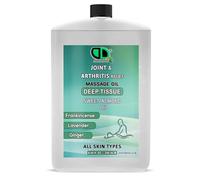 Joint & Arthritis Relief Massage Oil - Deep Tissue Pain Relief with Sweet Almond, Frankincense, Lavender & Ginger - Anti-Inflammatory Aromatherapy for Muscle & Joint Care (250ml Postal)