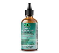 Joint & Arthritis Relief Massage Oil - Deep Tissue Pain Relief with Sweet Almond, Frankincense, Lavender & Ginger - Anti-Inflammatory Aromatherapy for Muscle & Joint Care (100ml Glass Dropper)