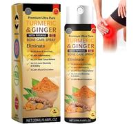 Joint & Bone Therapy Turmeric Ginger Treatment Spray, Turmeric Joint Pain Relief Spray, Turmeric Ginger Bone Therapy Sprays, Natural Arthritis Pain Relief for Knees, Back & Muscles (1Pcs)