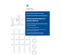 Joint Committee on Statutory Instruments 27th Report of Session 2024-25 HC 291-xxvii