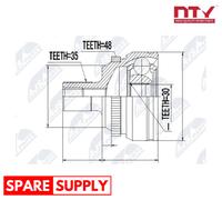 JOINT, DRIVE SHAFT FOR MERCEDES-BENZ NTY NPZ-ME-001 FITS WHEEL SIDE, FRONT AXLE