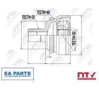 Joint, drive shaft for MERCEDES-BENZ NTY NPZ-ME-001 TOP