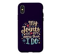 Joint Hypermobility funny my joints go out more than I do Case for iPhone X/XS