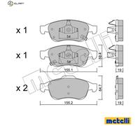 Joint Kit, drive shaft METELLI 15-11052