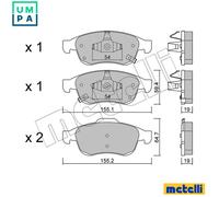 METELLI 15-11052 CV joint kit