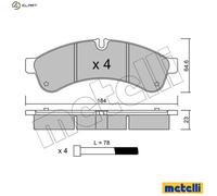 Driveshaft CV joint 15-1517 METELLI for VOLVO S80 I