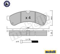 Driveshaft CV joint 15-1517 METELLI for VOLVO S80 I