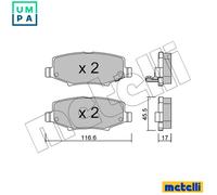 Driveshaft CV joint 15-1902 METELLI for FIAT SUZUKI