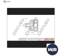 Driveshaft CV joint DP2110.10.1233 Drve+ for VW FORD SEAT
