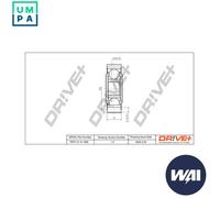 JOINT KIT DRIVE SHAFT DP2110.10.1665 FOR VW CALIFORNIA/T5/Camper TRANSPORTER