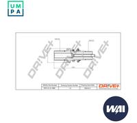 Driveshaft CV joint DP2110.10.1868 Drve+ for VW TRANSPORTER Mk V Van