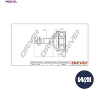 JOINT KIT DRIVE SHAFT DP2110.10.1887 FOR PEUGEOT CITROËN C4/PICASSO/MPV/GRAND