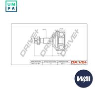 JOINT KIT DRIVE SHAFT DP2110.10.1887 FOR PEUGEOT CITROËN C4/PICASSO/MPV/GRAND