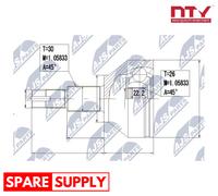 JOINT KIT, DRIVE SHAFT FOR ALFA ROMEO NTY NPZ-AR-014