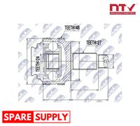 JOINT KIT, DRIVE SHAFT FOR BMW E81 E87 NTY NPZ-BM-007 FITS WHEEL SIDE, REAR AXLE