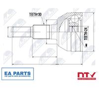Joint Kit, drive shaft for CADILLAC NTY NPZ-CH-020 TOP