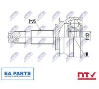 Joint Kit, drive shaft for CHEVROLET COBALT NTY NPZ-CH-040