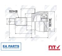 Joint Kit, drive shaft for FIAT SEDICI NTY NPZ-SU-026