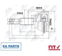 Joint Kit, drive shaft for FORD TRANSIT NTY NPZ-FR-037