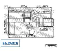 Joint Kit, drive shaft for HYUNDAI SANTA FÉ FEBEST 1211-CM10LH