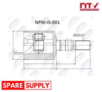 JOINT KIT, DRIVE SHAFT FOR ISUZU BIGHORN NTY NPW-IS-001 FITS FRONT AXLE RIGHT
