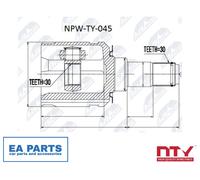 Joint Kit, drive shaft for LEXUS GX NTY NPW-TY-045