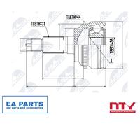 Joint Kit, drive shaft for MAZDA NTY NPZ-MZ-019 TOP