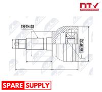 JOINT KIT, DRIVE SHAFT FOR MAZDA NTY NPZ-MZ-047