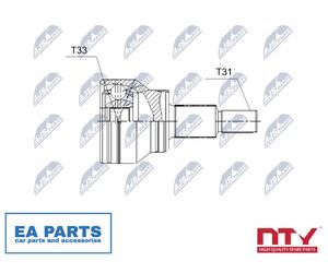 Joint Kit, drive shaft for MAZDA NTY NPZ-MZ-056 TOP