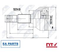 Joint Kit, drive shaft for NISSAN JUKE NTY NPZ-NS-087